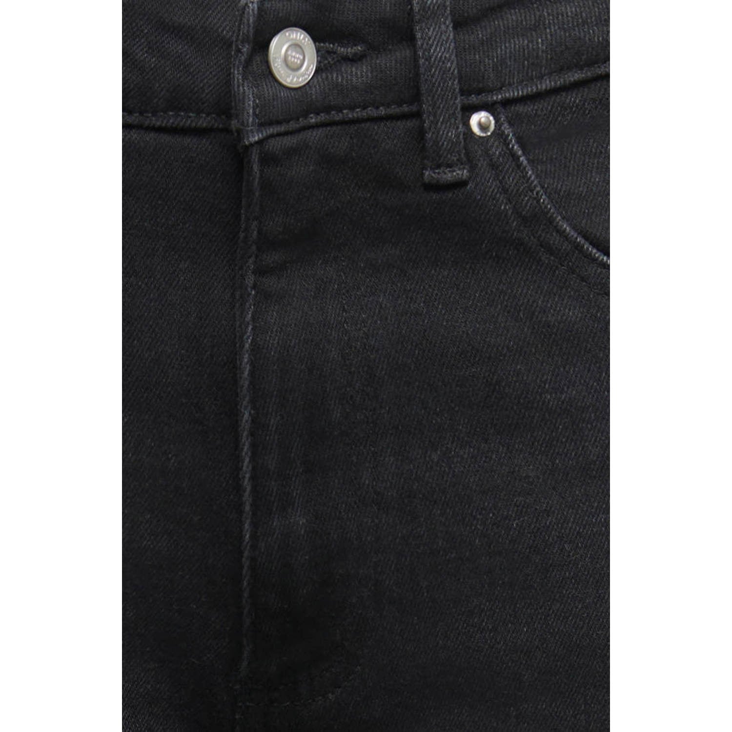 ONLY Onlally Hw Wide Leg Dnm Box jeans zwart