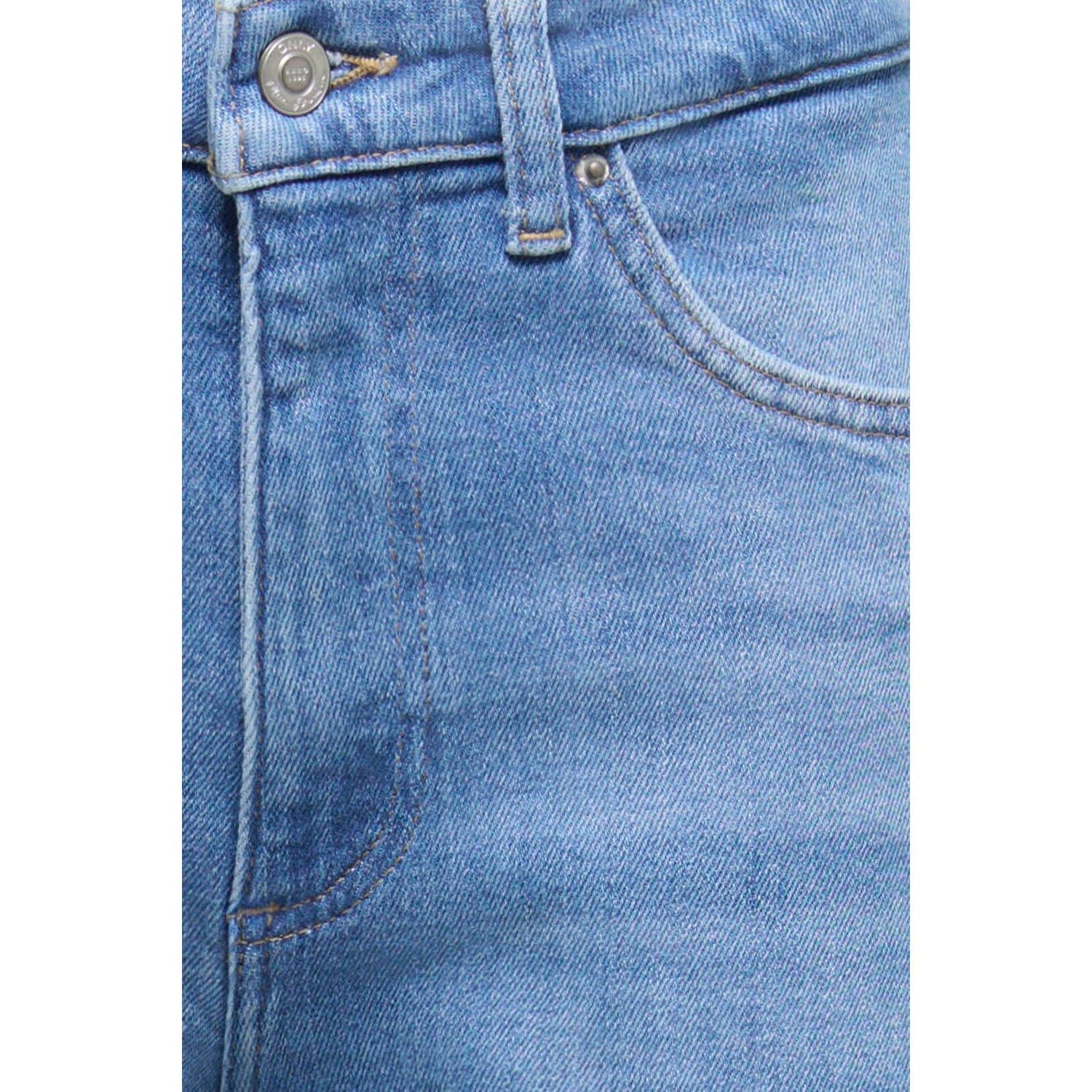 ONLY Onlally Hw Wide Leg Dnm Box jeans lichtblauw