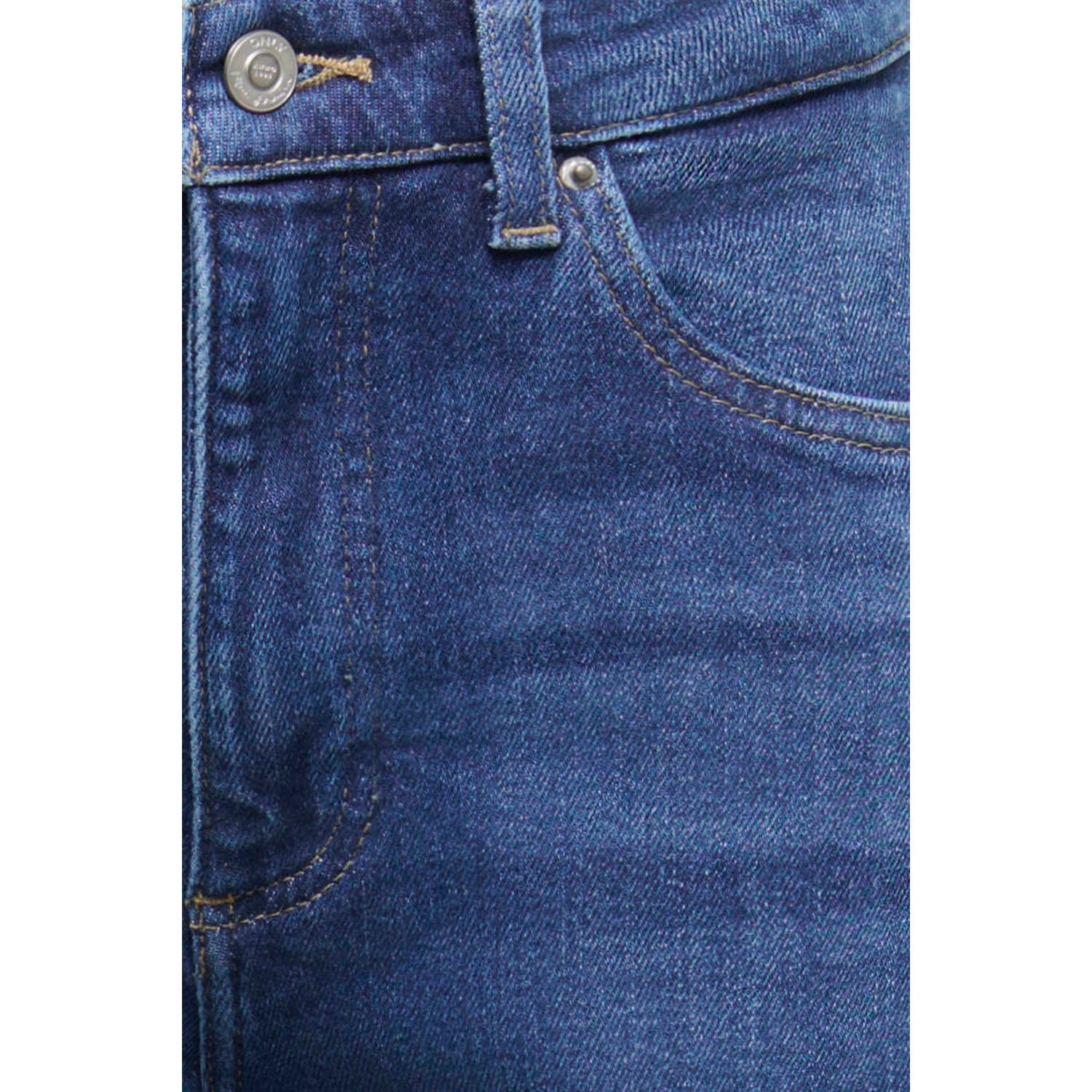 ONLY Onlally Hw Wide Leg Dnm Box wide leg jeans mediumblauw
