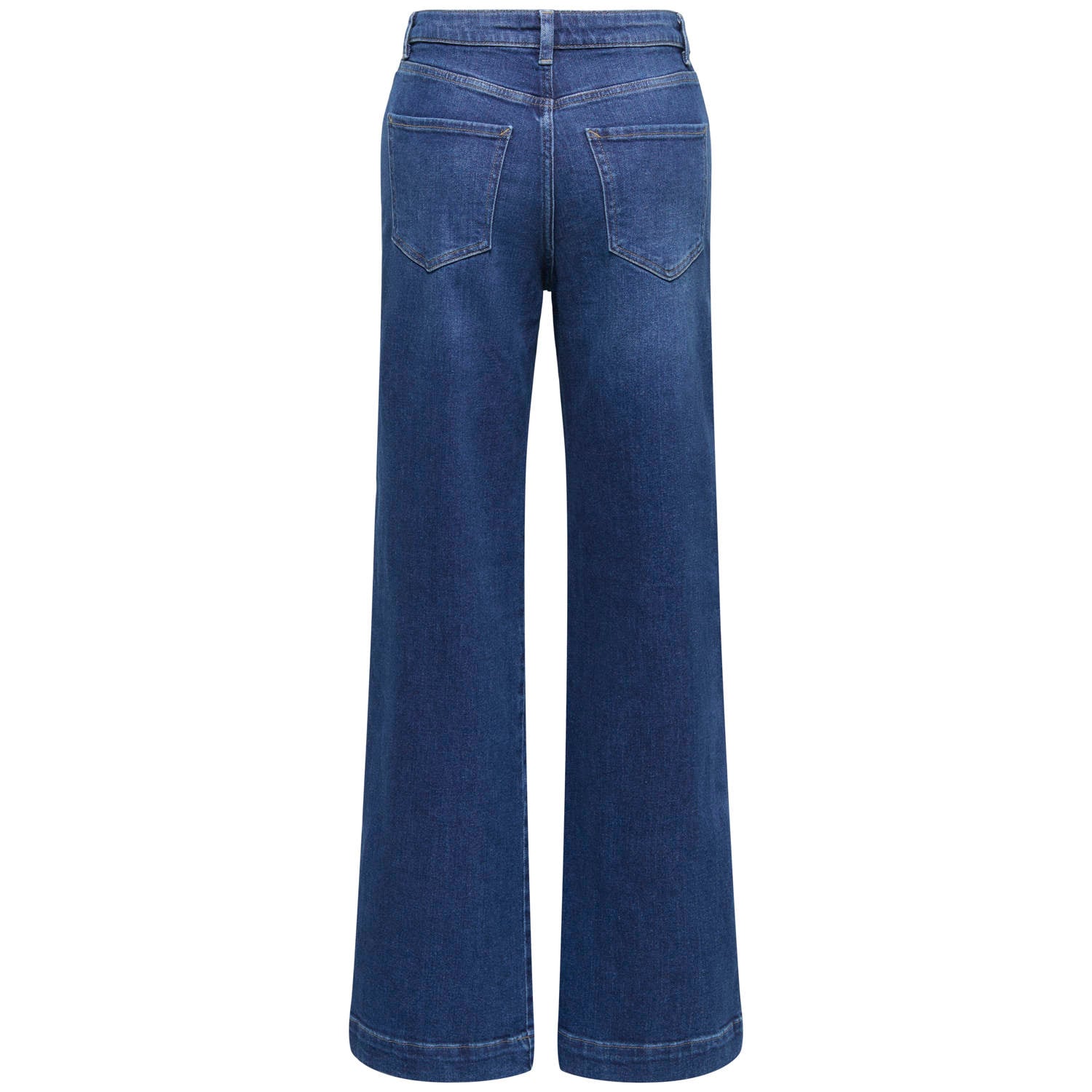 ONLY Onlally Hw Wide Leg Dnm Box wide leg jeans mediumblauw