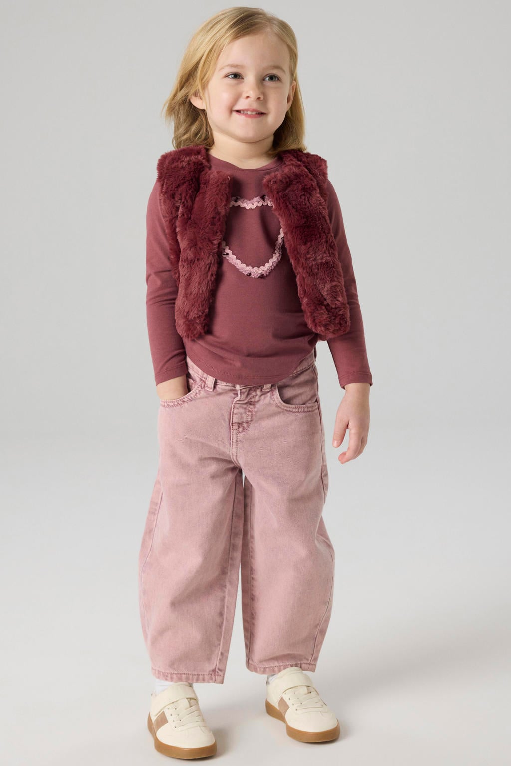 NAME IT MINI NMFBELLA barrel jeans - oudroze