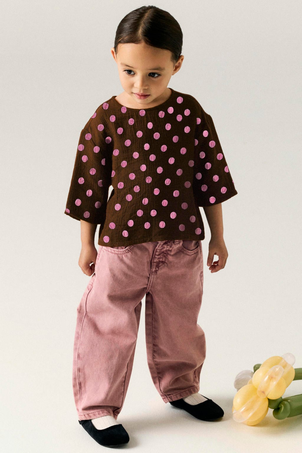 NAME IT MINI NMFBELLA barrel jeans - oudroze