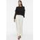 VILA regular fit top met ruches - zwart