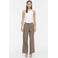 VILA wide leg casual broek - lichtbruin