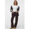 VERO MODA VMTESSA high waist wide leg jeans - bruin