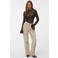 VERO MODA x Wehkamp kanten top - bruin