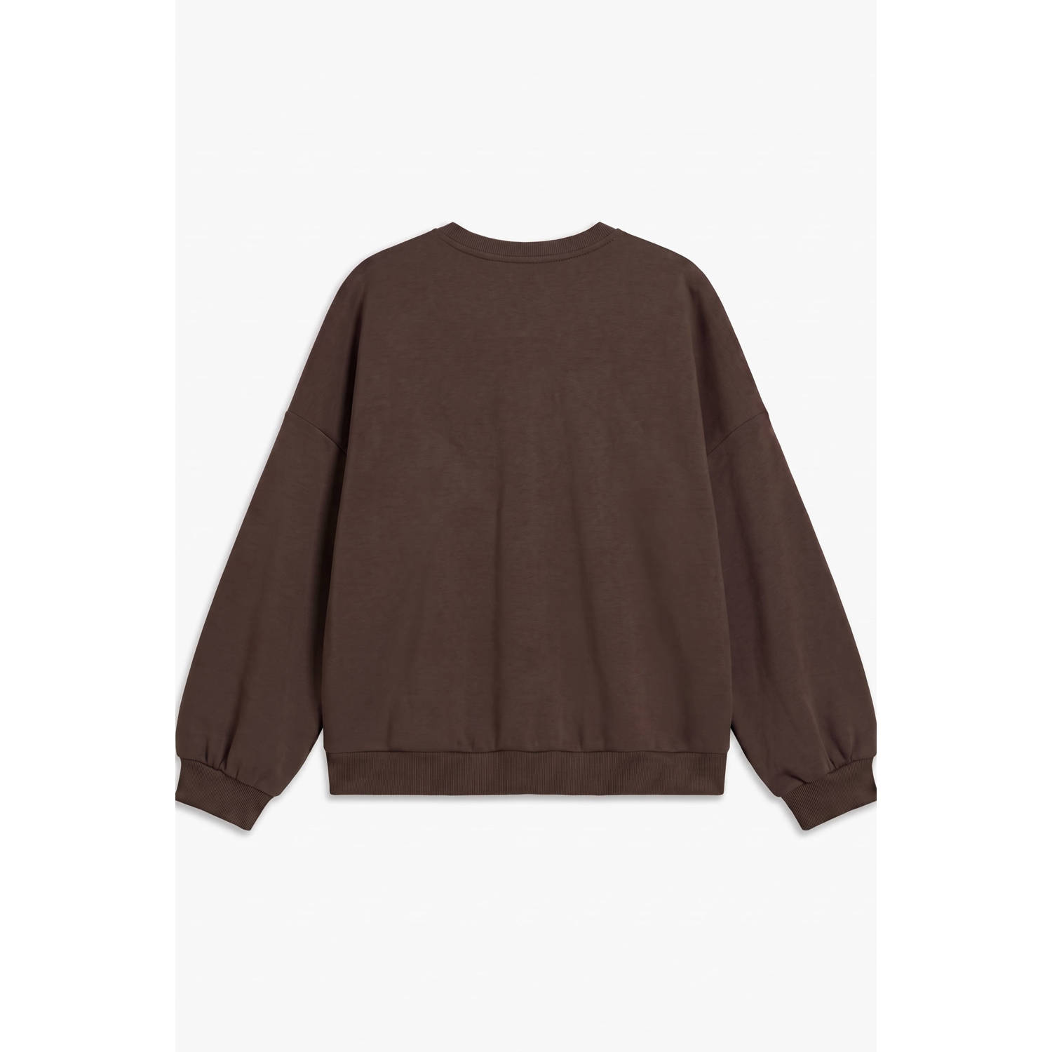 VERO MODA trui met print bruin