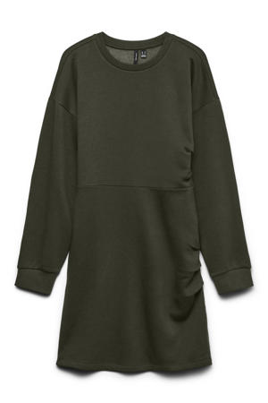 midi sweatjurk - groen