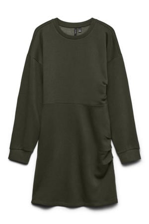 midi sweatjurk - groen