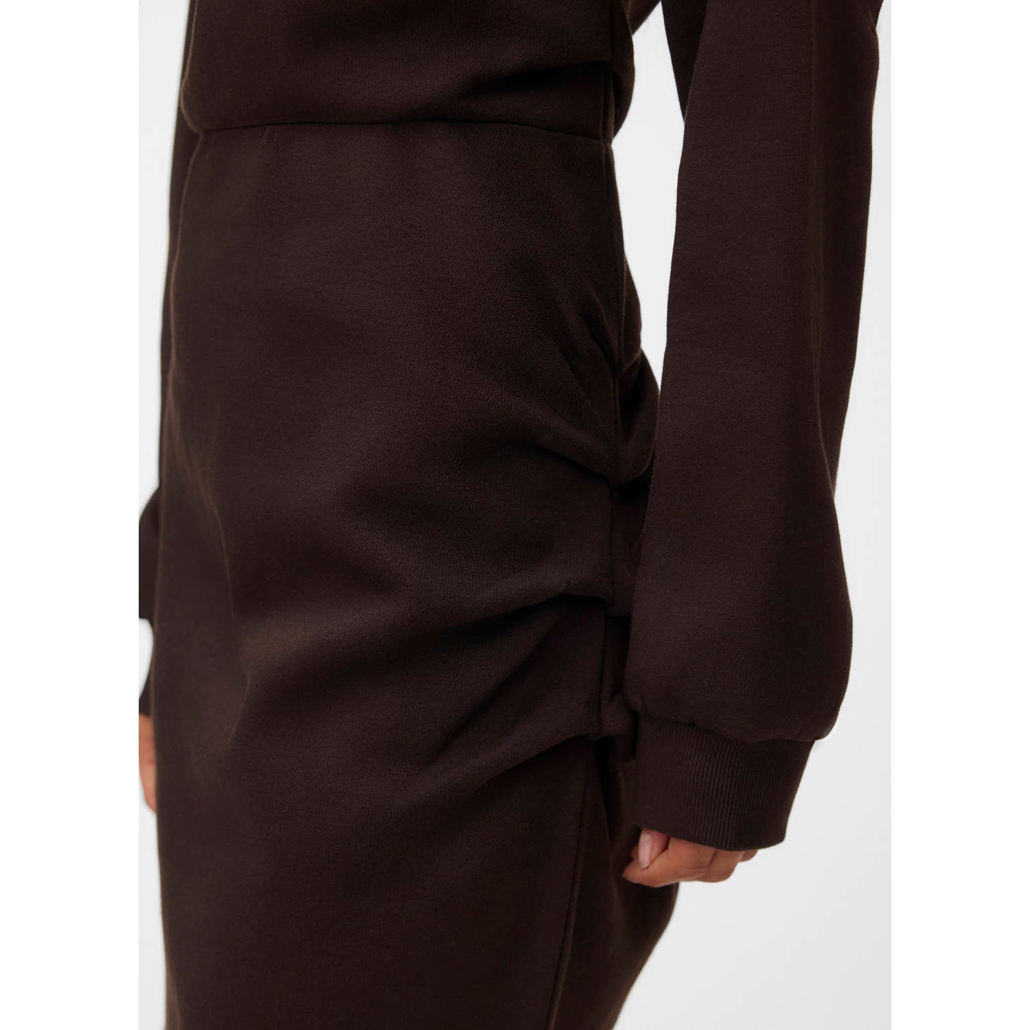 VERO MODA midi sweatjurk bruin