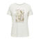 ONLY CARMAKOMA rechtvallend T-shirt met print Plus Size - ecru
