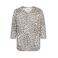 ONLY CARMAKOMA top Plus Size met panterprint - bruin