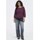 ONLY CARMAKOMA top Plus Size - donkerpaars