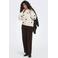 ONLY CARMAKOMA gebreide trui Plus Size - ecru