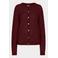 Esqualo gebreid vest met wol - donkerrood