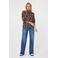 Esqualo blouse met paisley - bruin