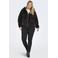 ONLY CARMAKOMA imitatiebont sweatvest Plus Size - donkerbruin