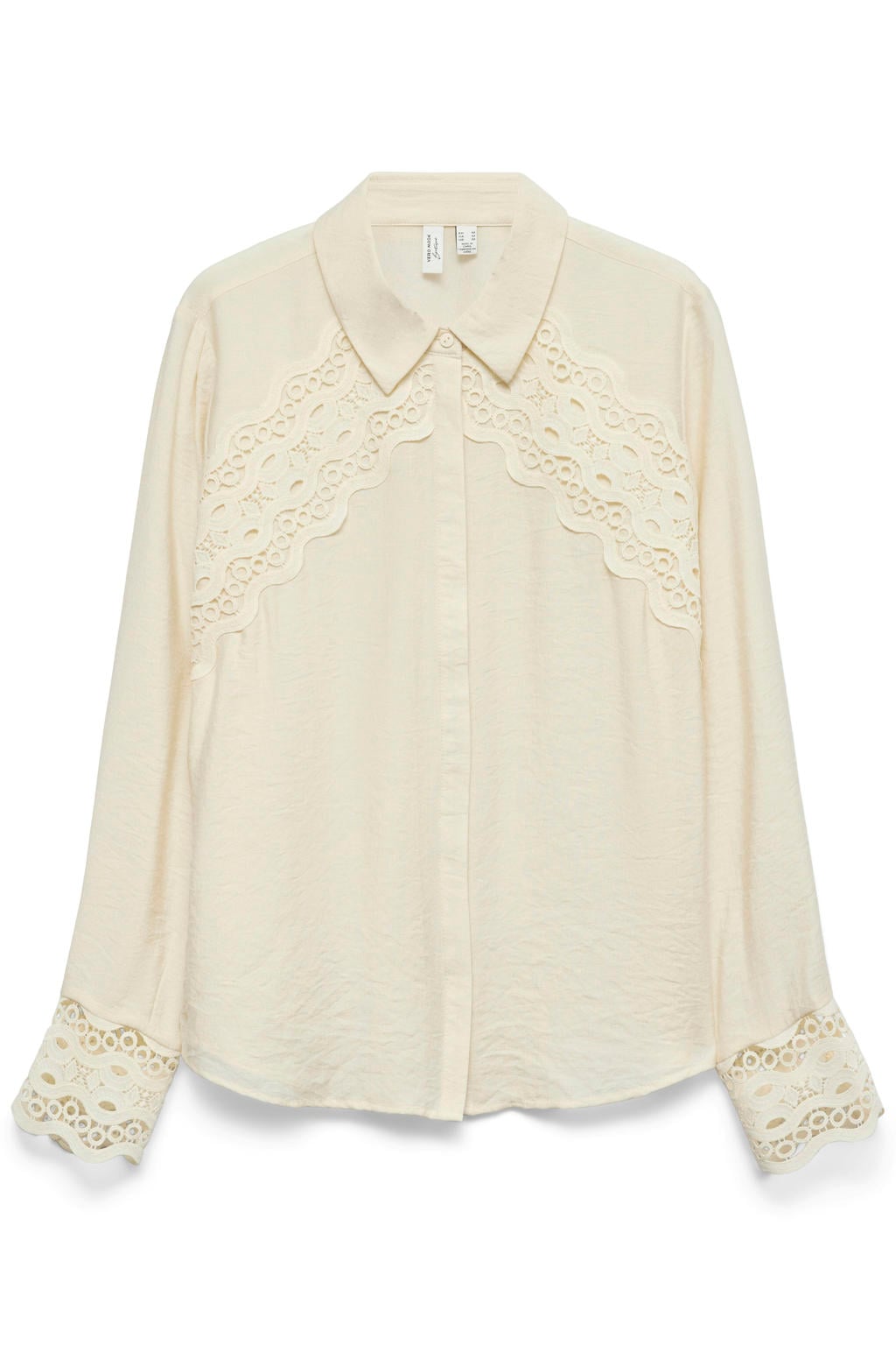 VERO MODA CURVE blouse Plus Size - ecru