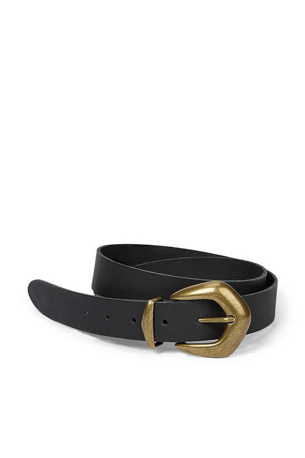 Summum leren riem Western zwart