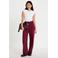 Cache Cache loose fit casual broek met krijtstreep - donkerrood