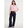Cache Cache gestreepte blouse met borduursels - roze
