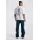 America Today boxy gestreept T-shirt met backprint - wit/groen