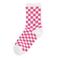 America Today geruite sokken - roze/wit