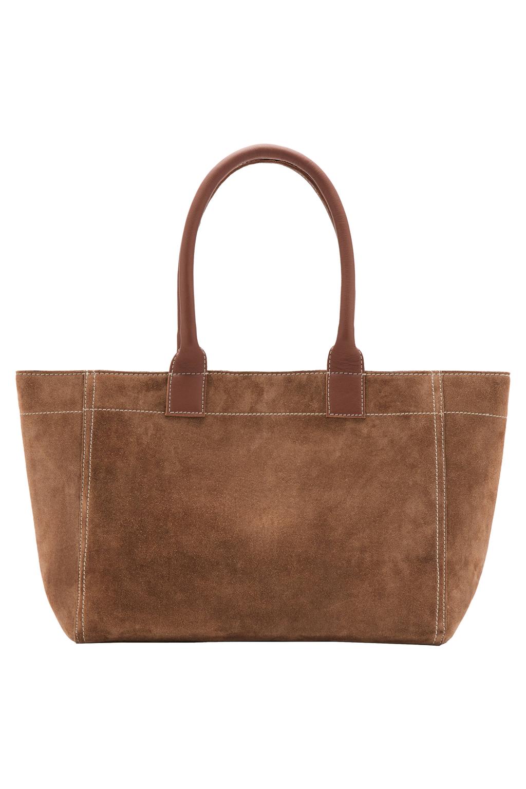MANGO TEEN suède tas - bruin