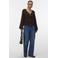 VERO MODA gebreid vest met wol - bruin