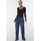 VERO MODA hr wide jeans vi3601 - medium blue denim