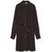 VERO MODA korte jurk met ceintuur - bruin