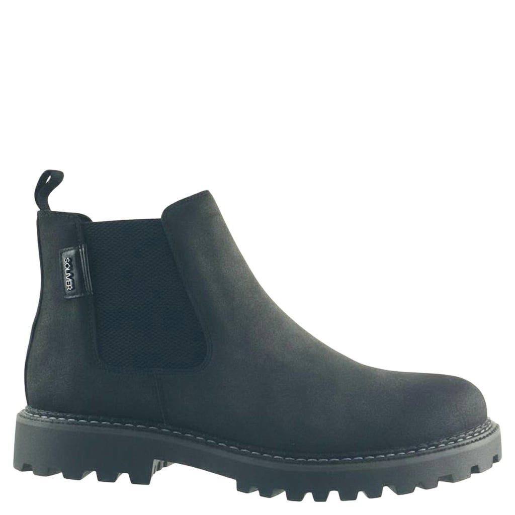 Zwarte heren s.Oliver Men Shoes chelsea boots met profielzool -