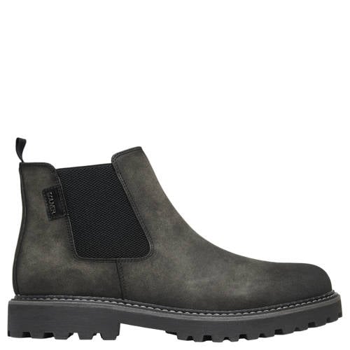 s.Oliver Men Shoes chelsea boots met profielzool zwart