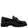 s.Oliver Women Shoes chunky lakleren loafers - zwart