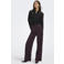 JDY jersey wide leg palazzo broek - donkerrood