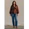 VERO MODA CURVE top Plus Size - bruin