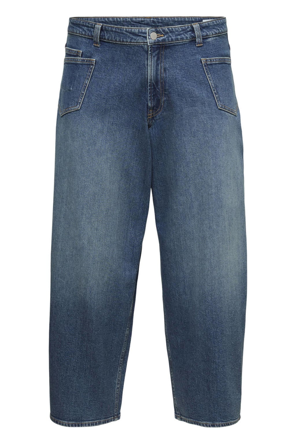 VERO MODA CURVE Vmczelda Hr Pockeet Barrel jeans - mediumblauw