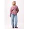 Catwalk Junkie getailleerde gestreepte blouse - roze