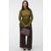 VERO MODA Curve x Wehkamp Plus Size aansluitende semi-transparante top - groen