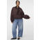 VERO MODA Curve x Wehkamp bomberjack - donkerbruin
