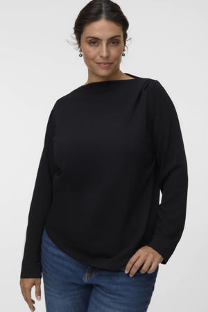 Plus Size top - zwart