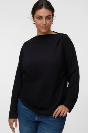 Plus Size top - zwart