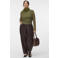 VERO MODA Curve x Wehkamp Plus Size top met stippen - groen