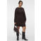 VERO MODA Curve x Wehkamp sweatjurk Plus Size - donkerbruin