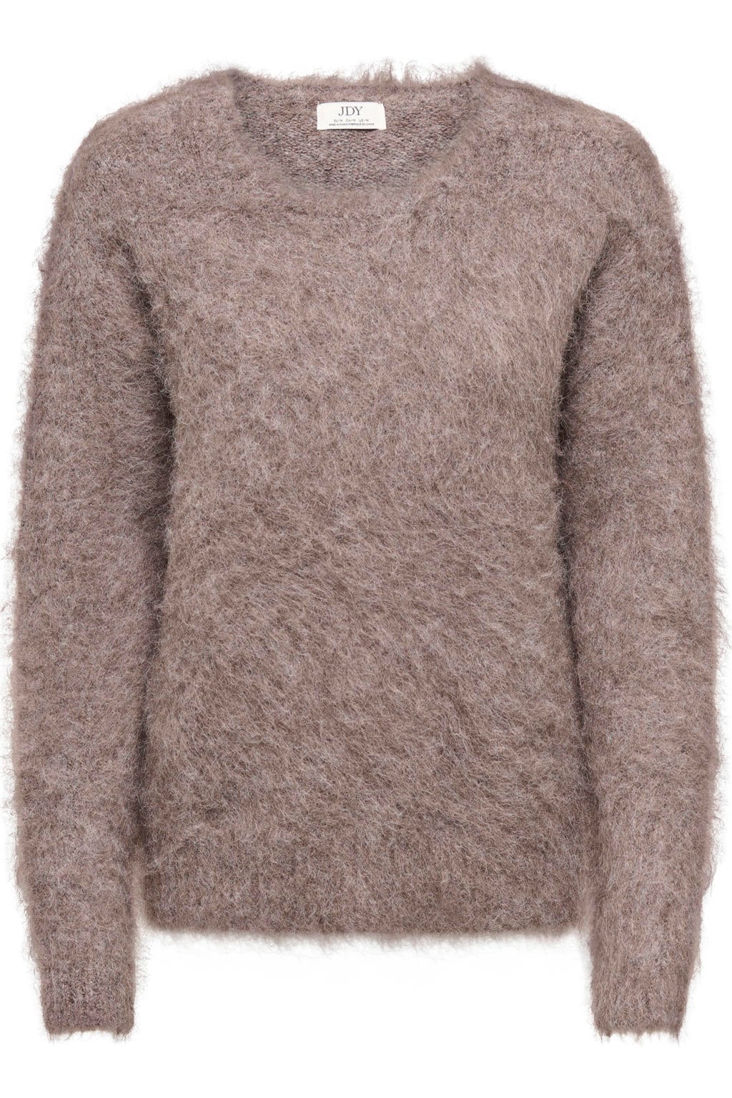 JDY gebreide trui met wol - beige