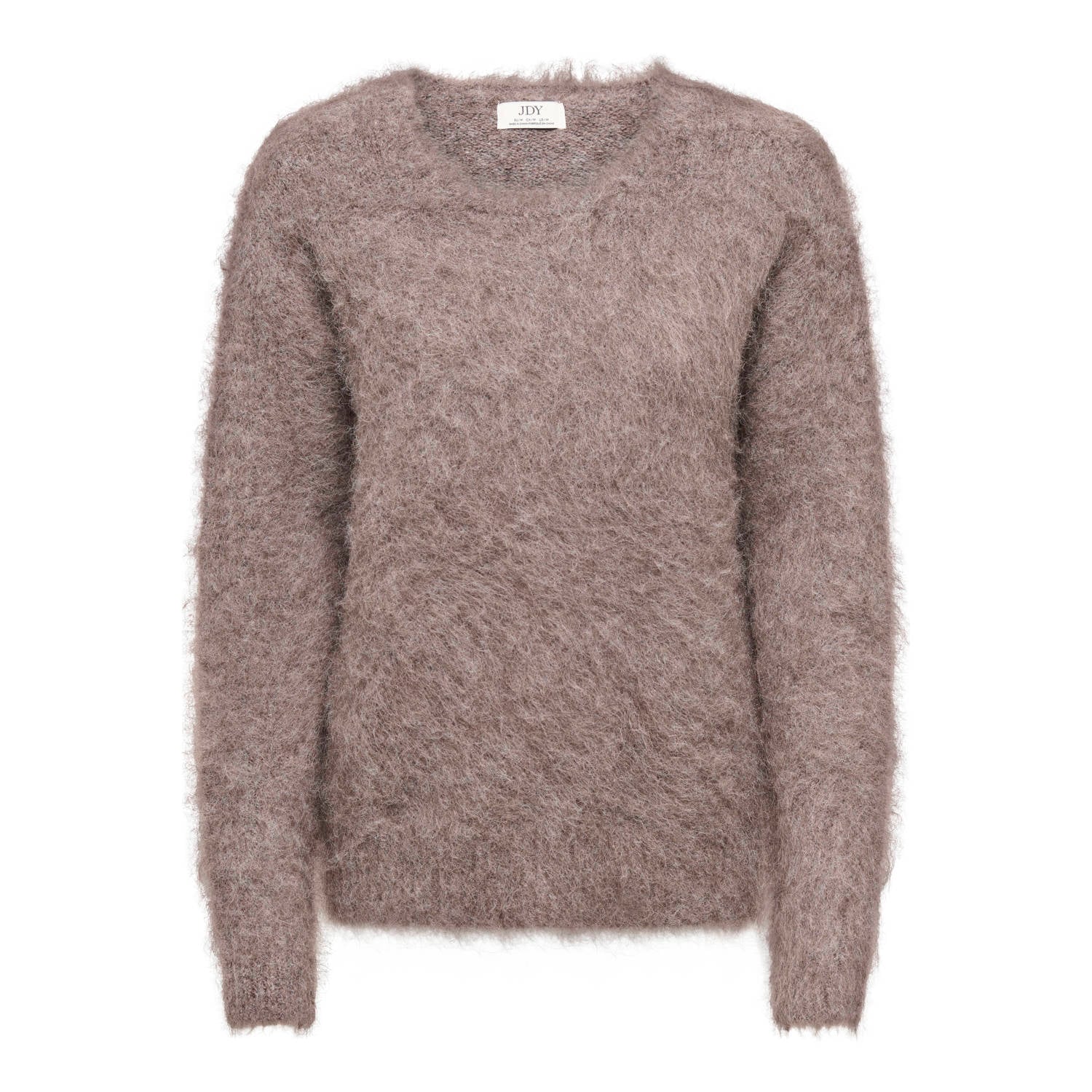 JDY gebreide trui met wol beige