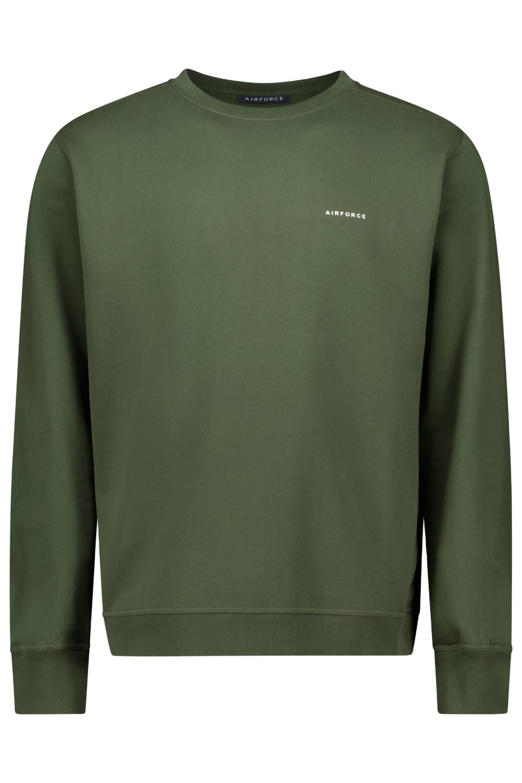 Airforce regular fit sweater - riffle green/wit