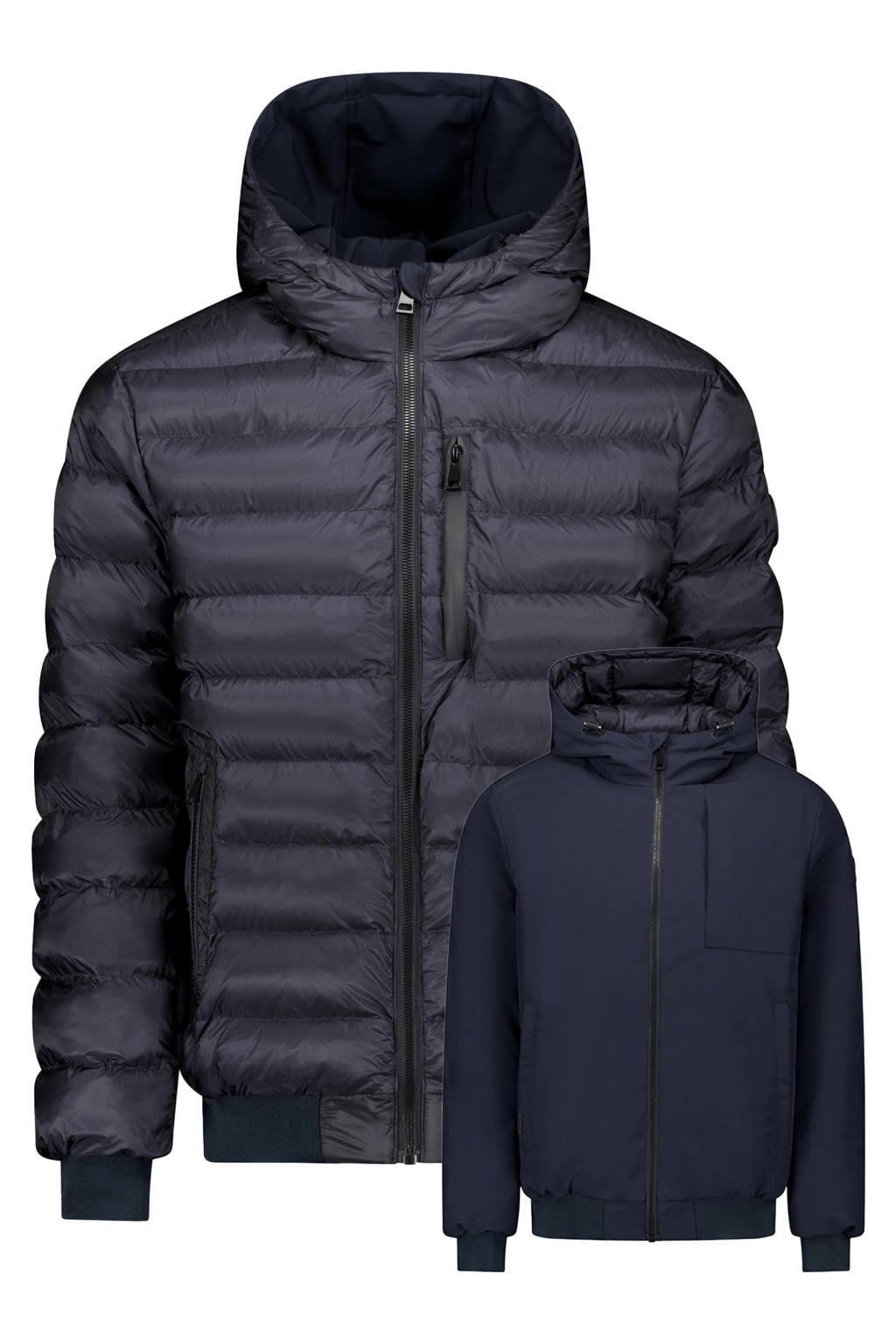 Airforce reversible jas - donkerblauw