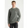 CHASIN' katoenen relaxed fit gebreide trui - shadow