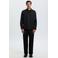 Selected denim regular fit casual overhemd - zwart